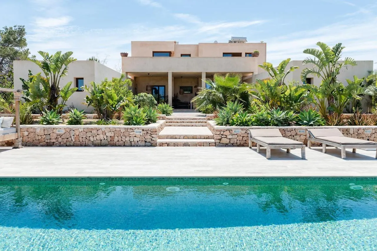 Sant Antoni de Portmany Lavish Ibizan Villa Beautiful Gardens Villa Izarra Private Pool Wonderful Country Views San Jose ספרד